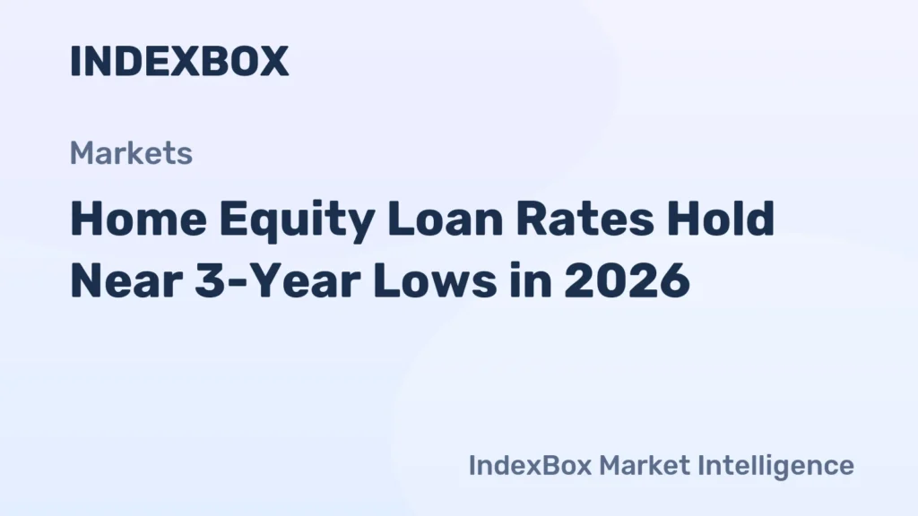 2026 Home Equity Loan & HELOC Rates Near 3-Year Lows | Prime Rate Stability - News and Statistics
