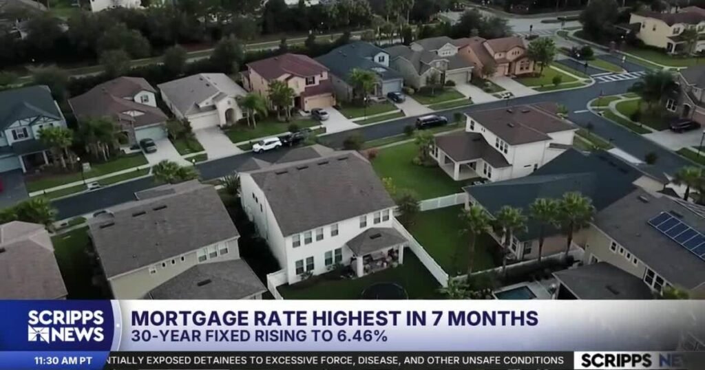 Mortgage rates reach their highest in nearly 7 months